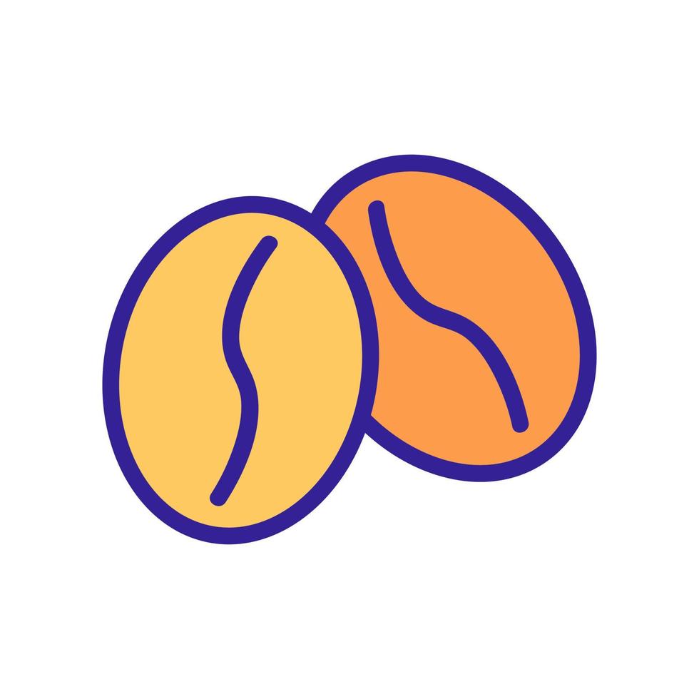 Nut icon vector. Isolated contour symbol illustration vector