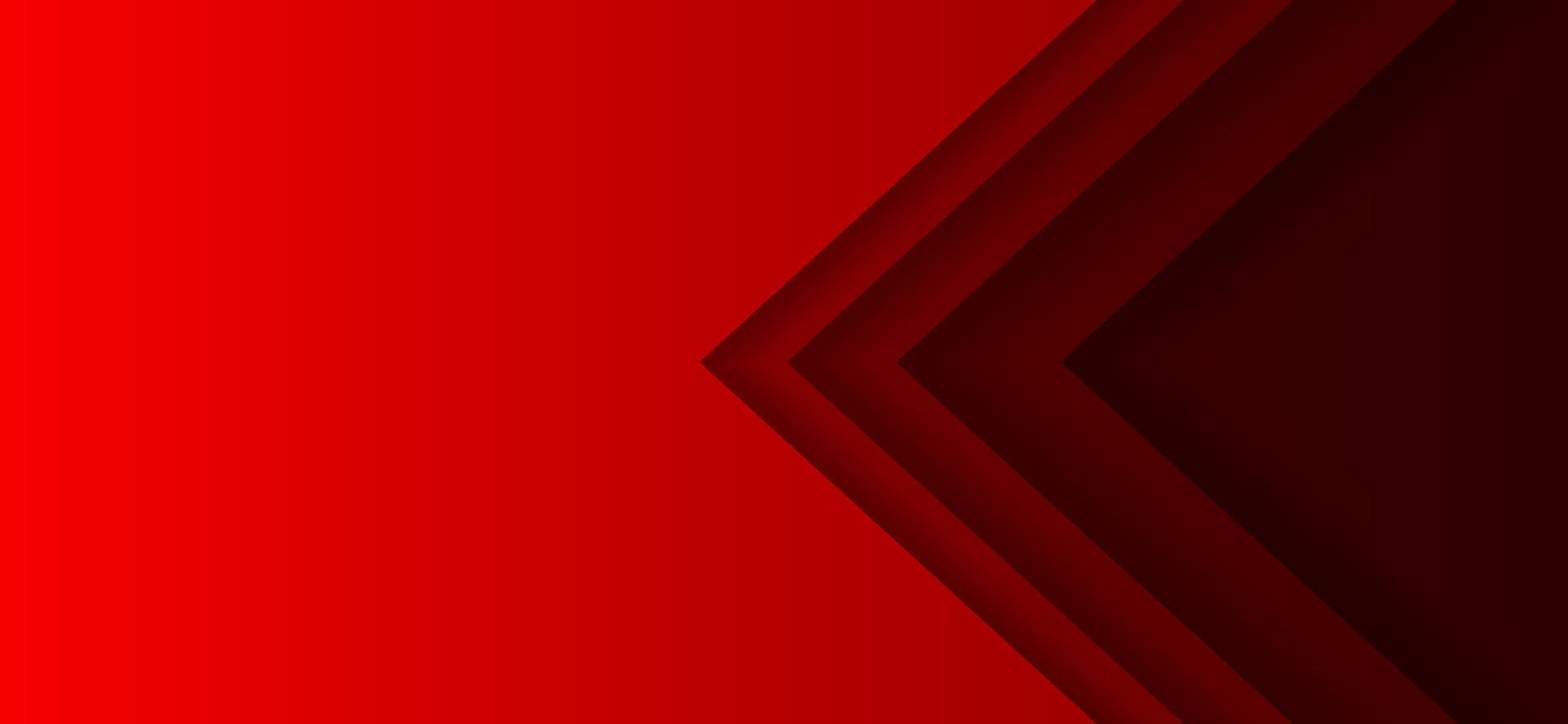 Red arrowhead abstract background vector