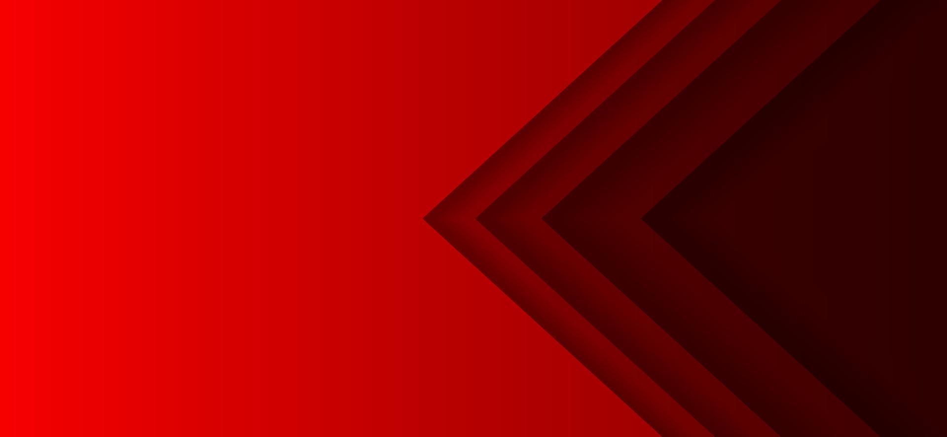 Red arrowhead abstract background vector