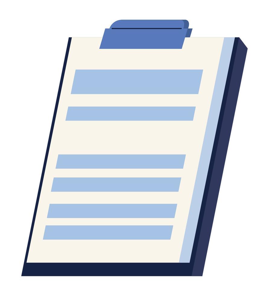 information document icon vector