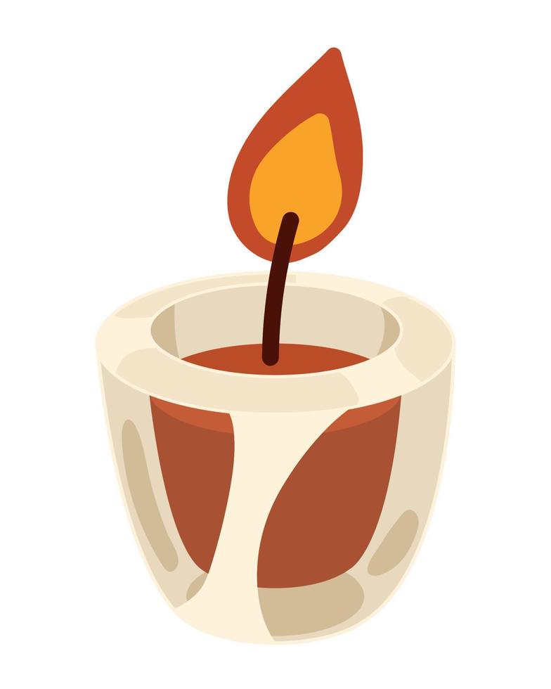 cera decorativa para velas vector