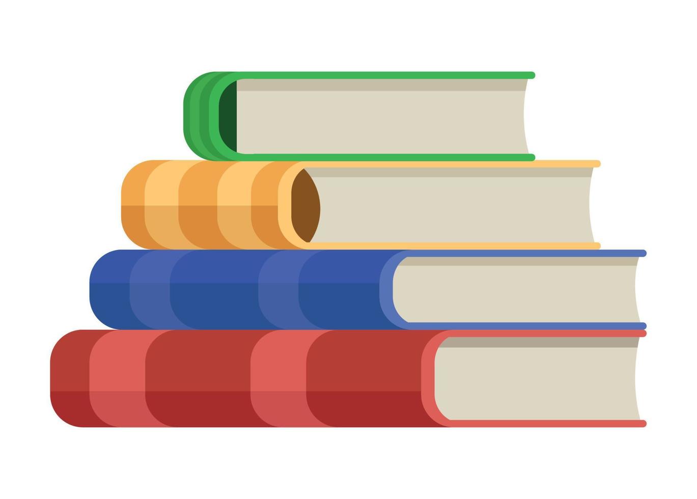 education books icons vector