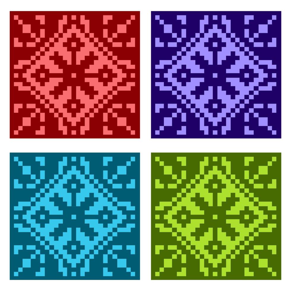 flat colorful beautiful decorative ethnic woven background texture 2 vector