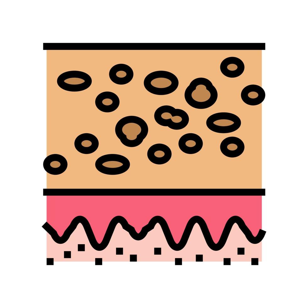 freckles skin color icon vector illustration