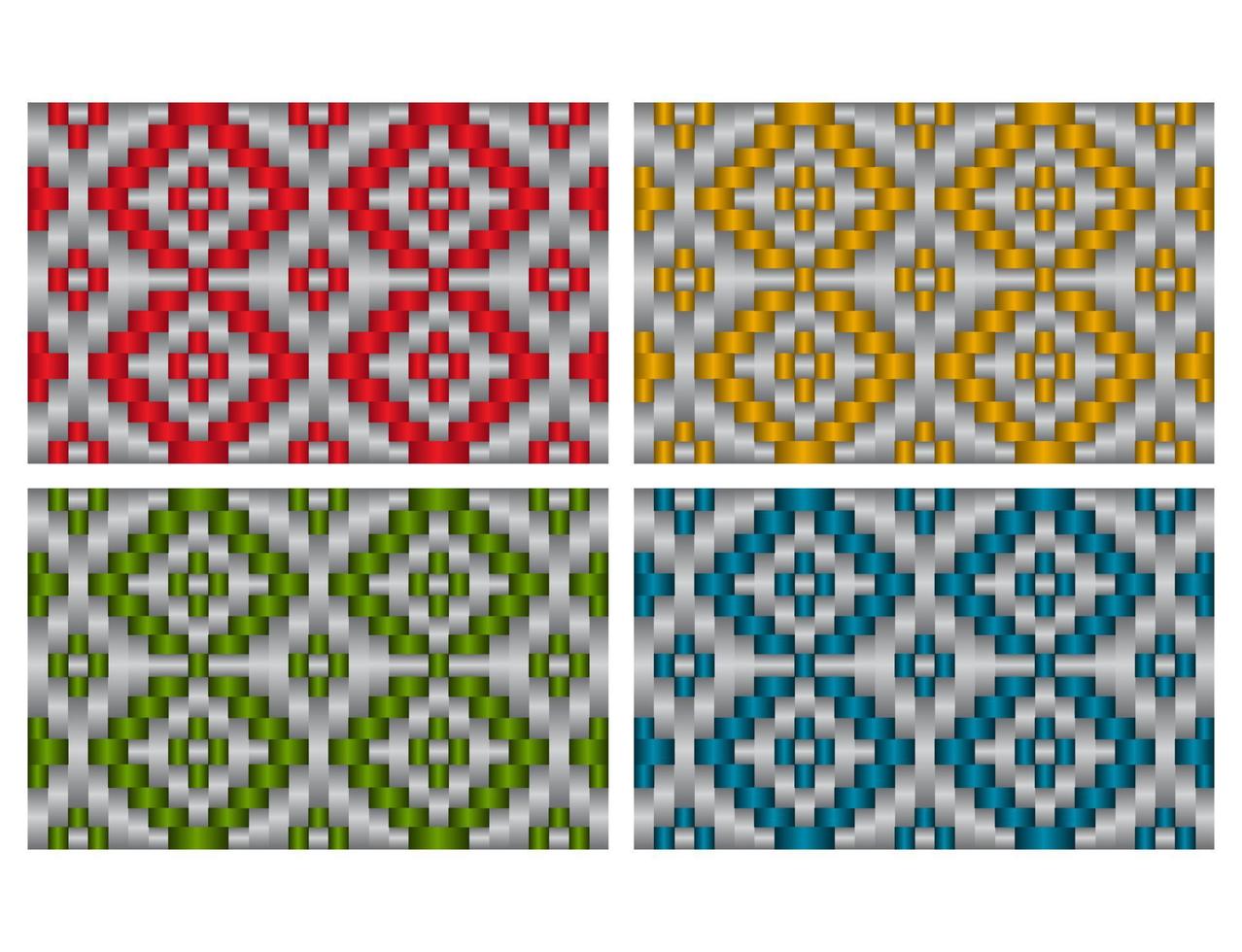 beautiful decorative ethnic woven background texture 17 vector