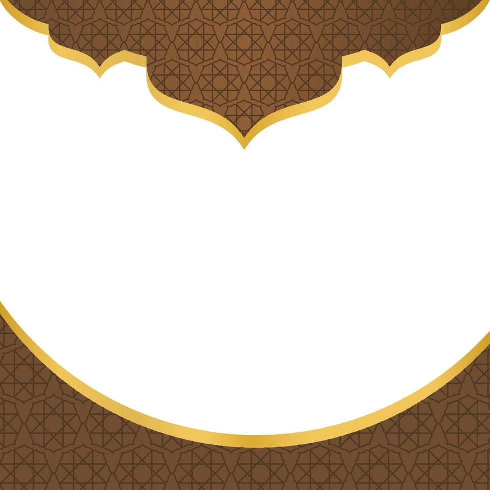 Elegant Islamic Frame vector