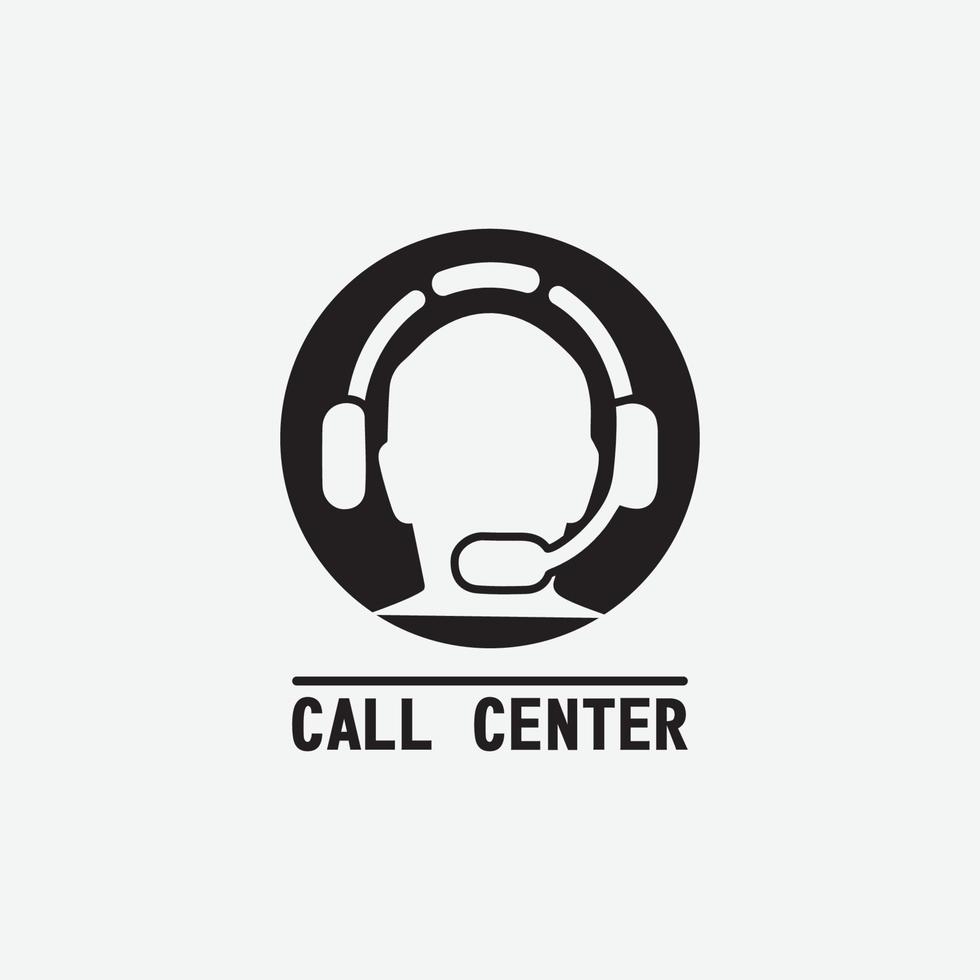 call center icon vector