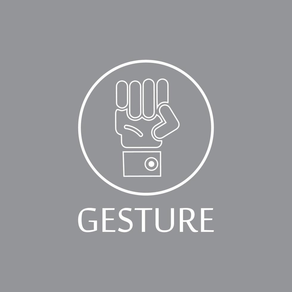 Hand gestures and sign language isolated vector