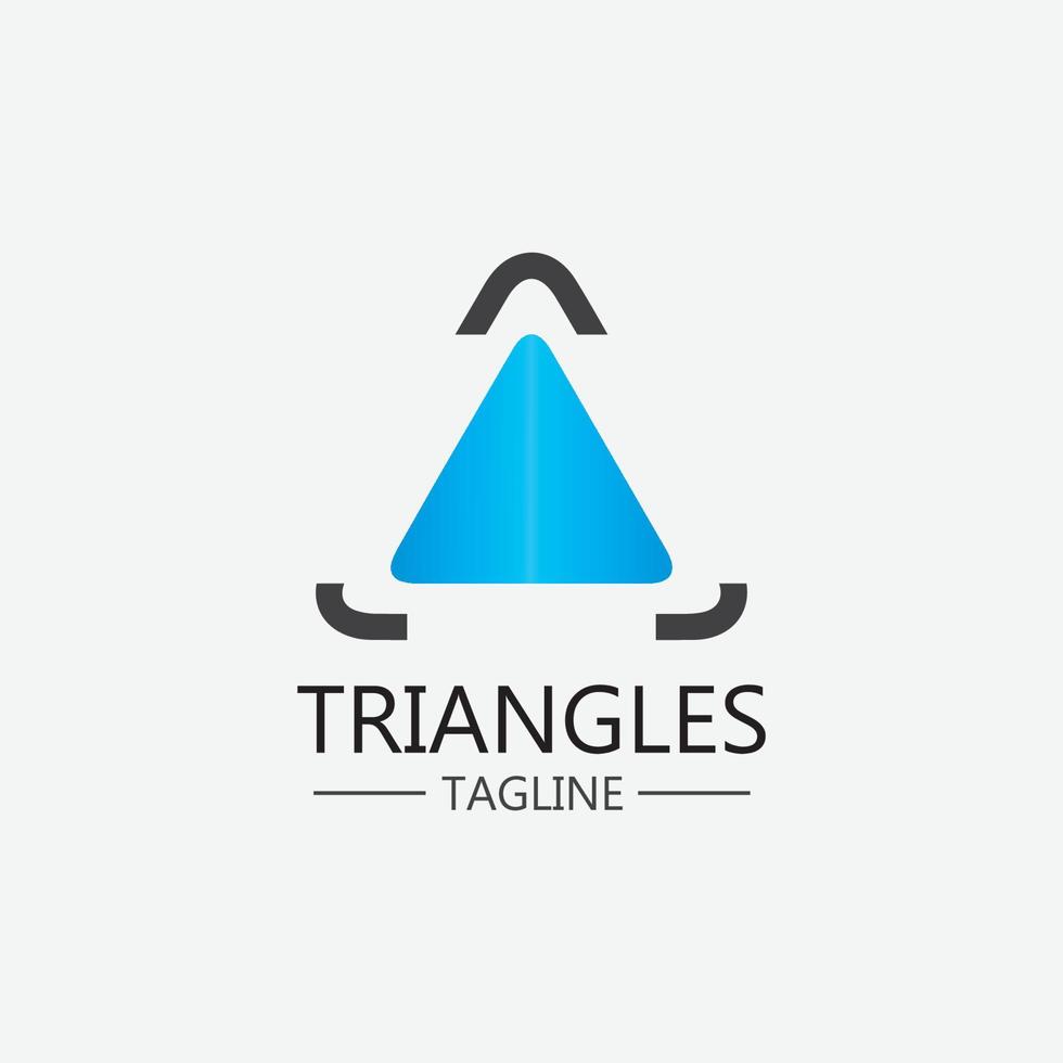 Triangle Icon Design vector