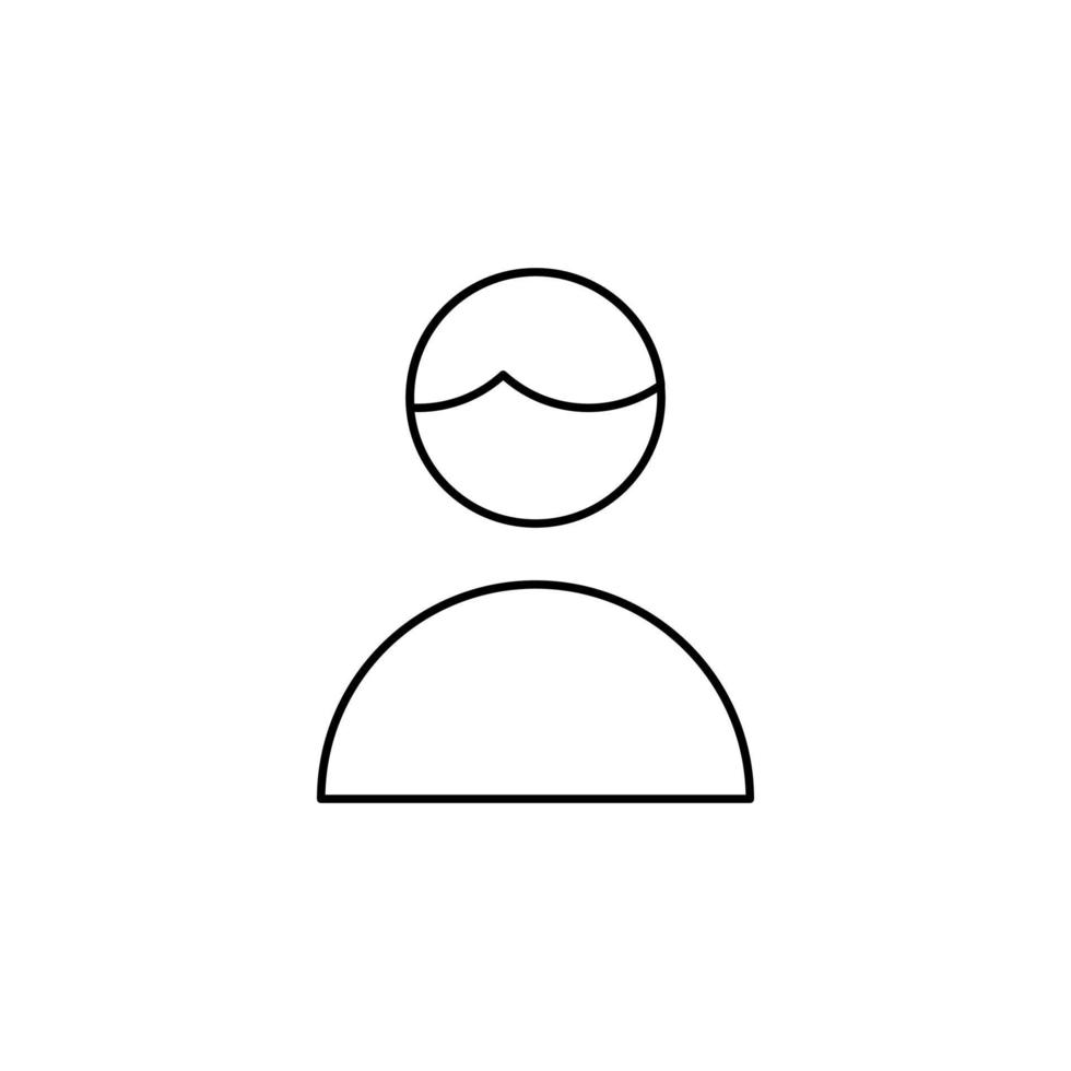 género, signo, macho, hembra, plantilla de logotipo de ilustración de vector de icono de línea delgada recta. adecuado para muchos propósitos.