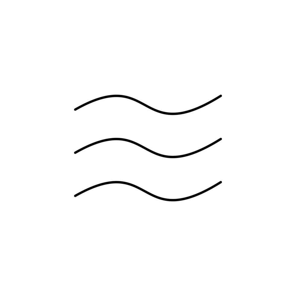 viento, aire delgada línea icono vector ilustración logotipo plantilla. adecuado para muchos propósitos.