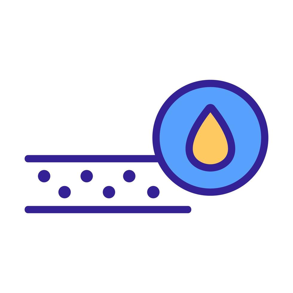 water-repellent vector icon. Isolated contour symbol illustration