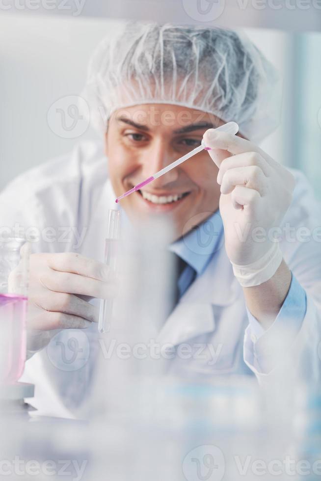 doctor scientist in labaratory photo