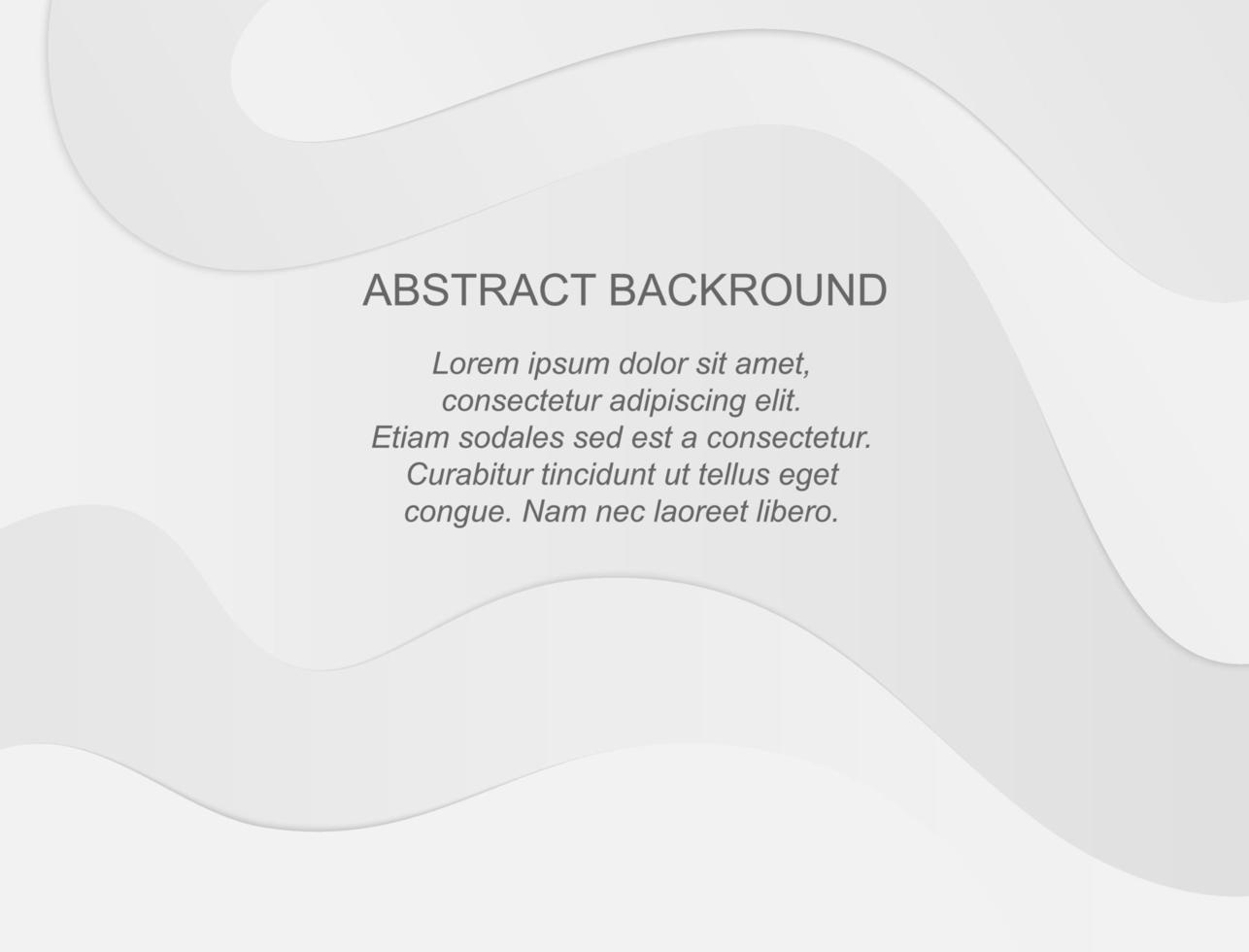 White liquid abstract background vector
