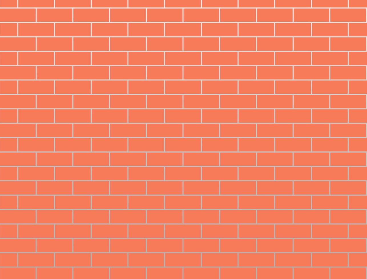 the arrangement of the red brick walls is very beautiful vector