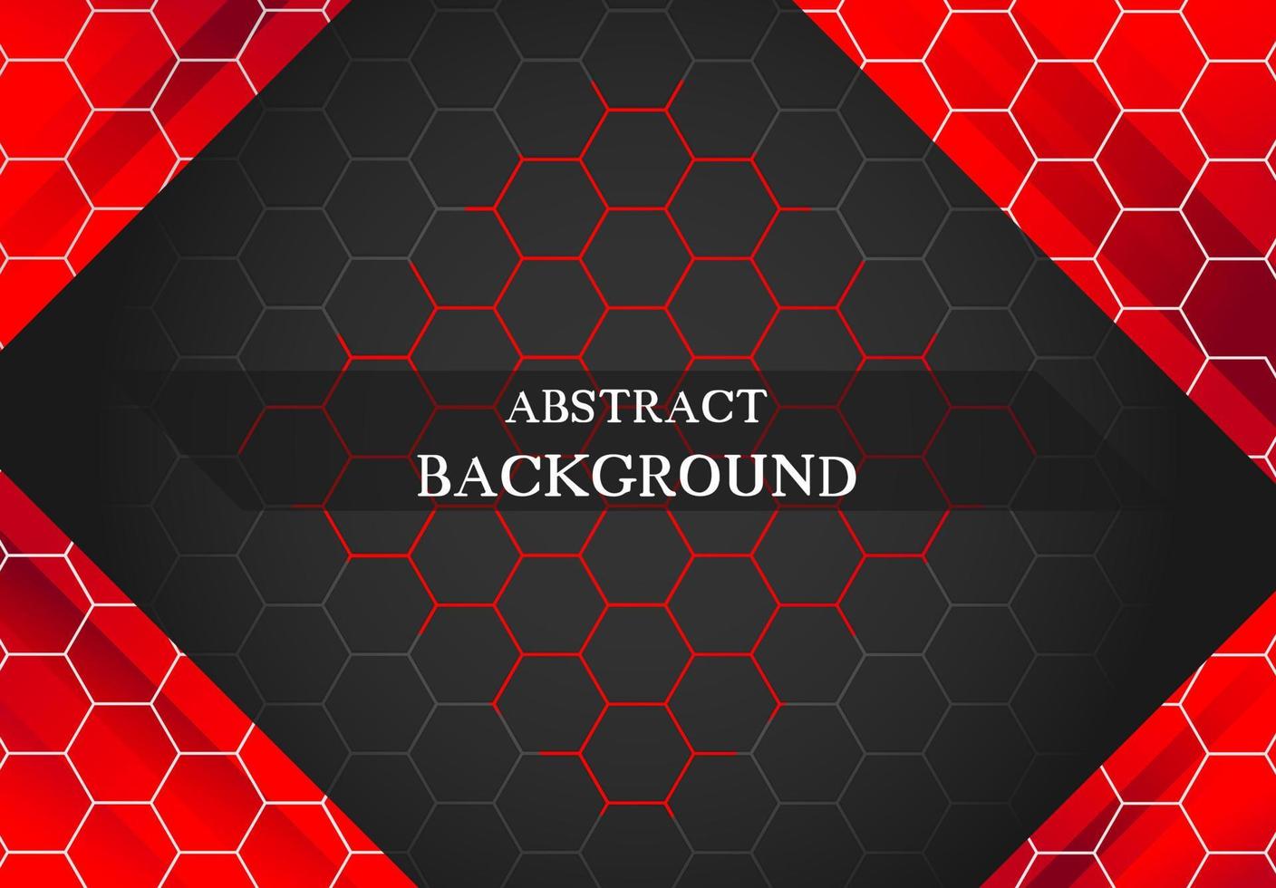 Abstract red black light pattern gradient background vector