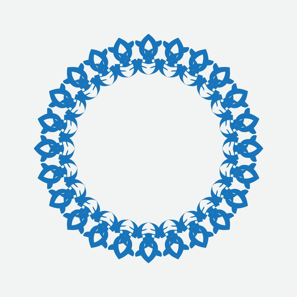 decorative round frames. Vector design elements.