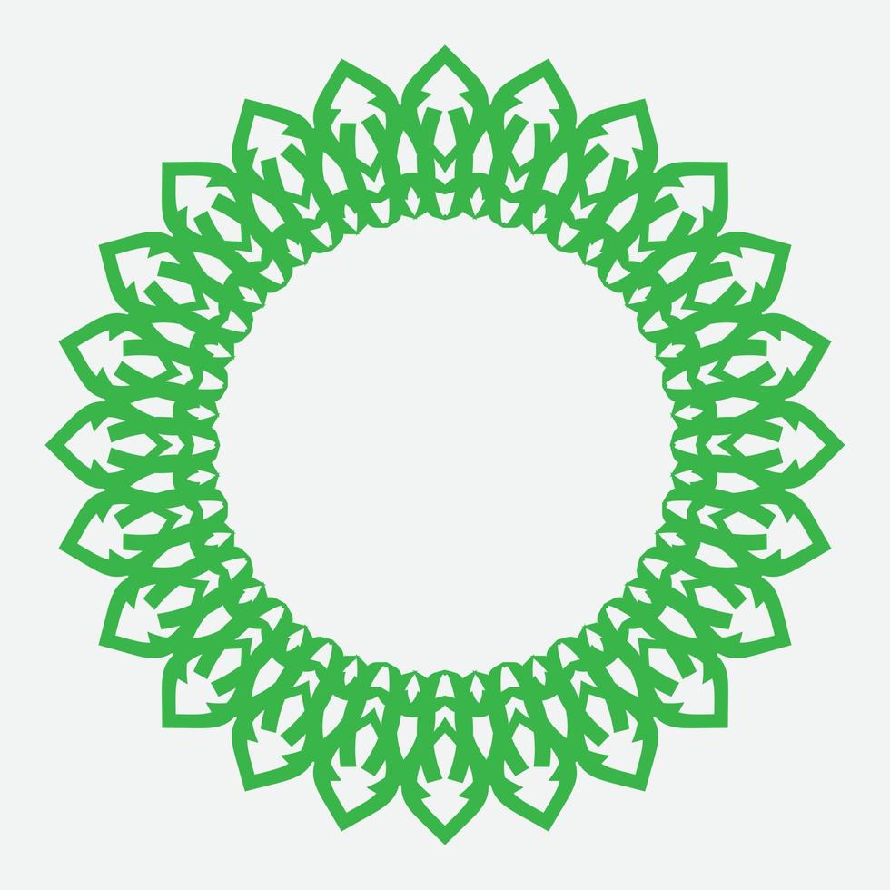 decorative round frames. Vector design elements.