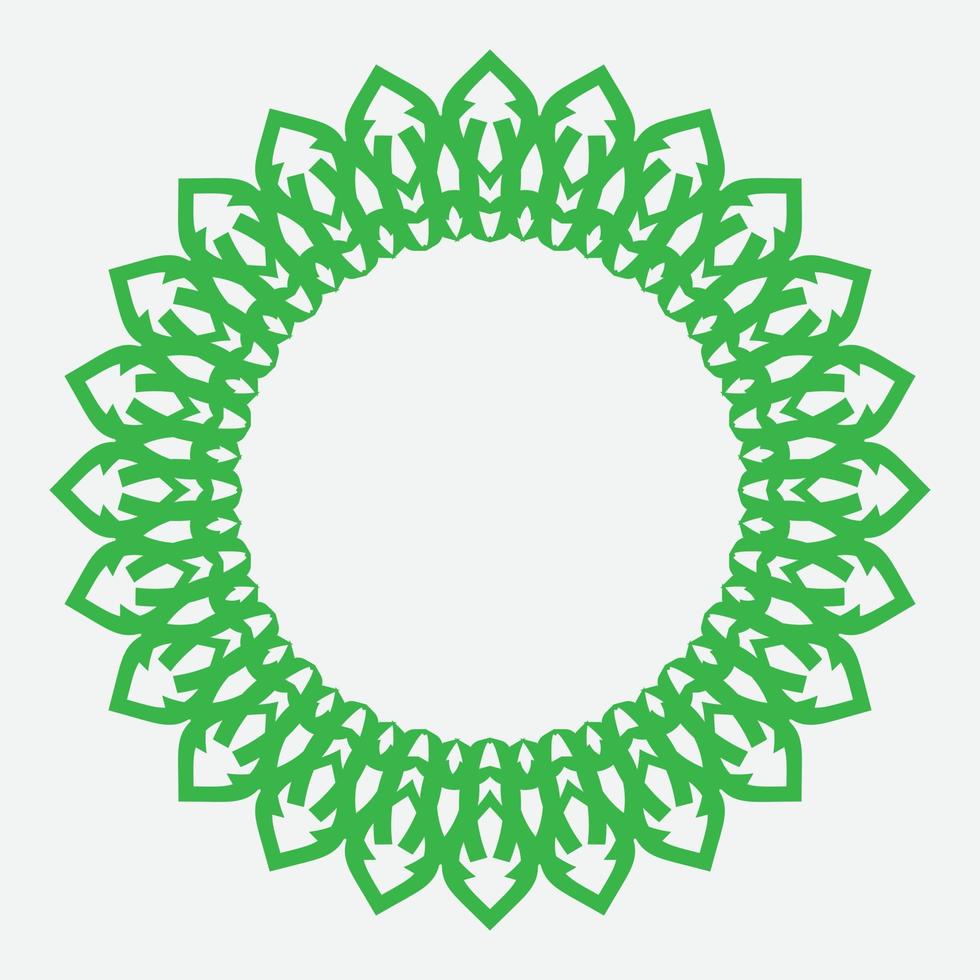 decorative round frames. Vector design elements.