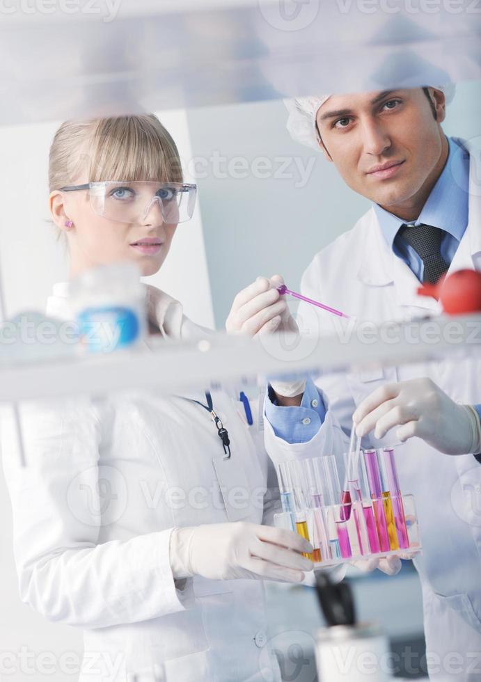 science people in bright lab photo
