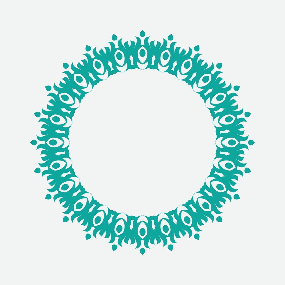 decorative round frames. Vector design elements.