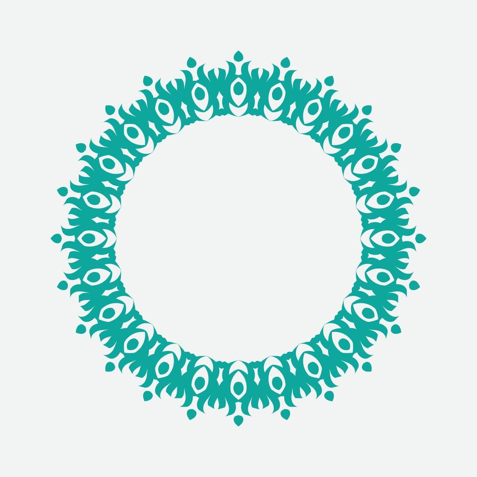 decorative round frames. Vector design elements.