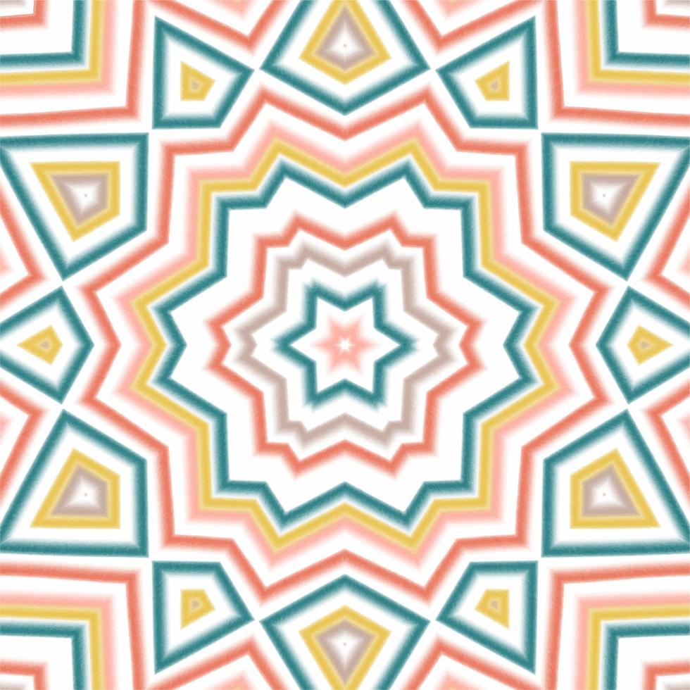 Abstract kaleidoscope background. Beautiful kaleidoscope seamless pattern. Multicolor mosaic texture. Seamless kaleidoscope texture. Unique kaleidoscope design vector