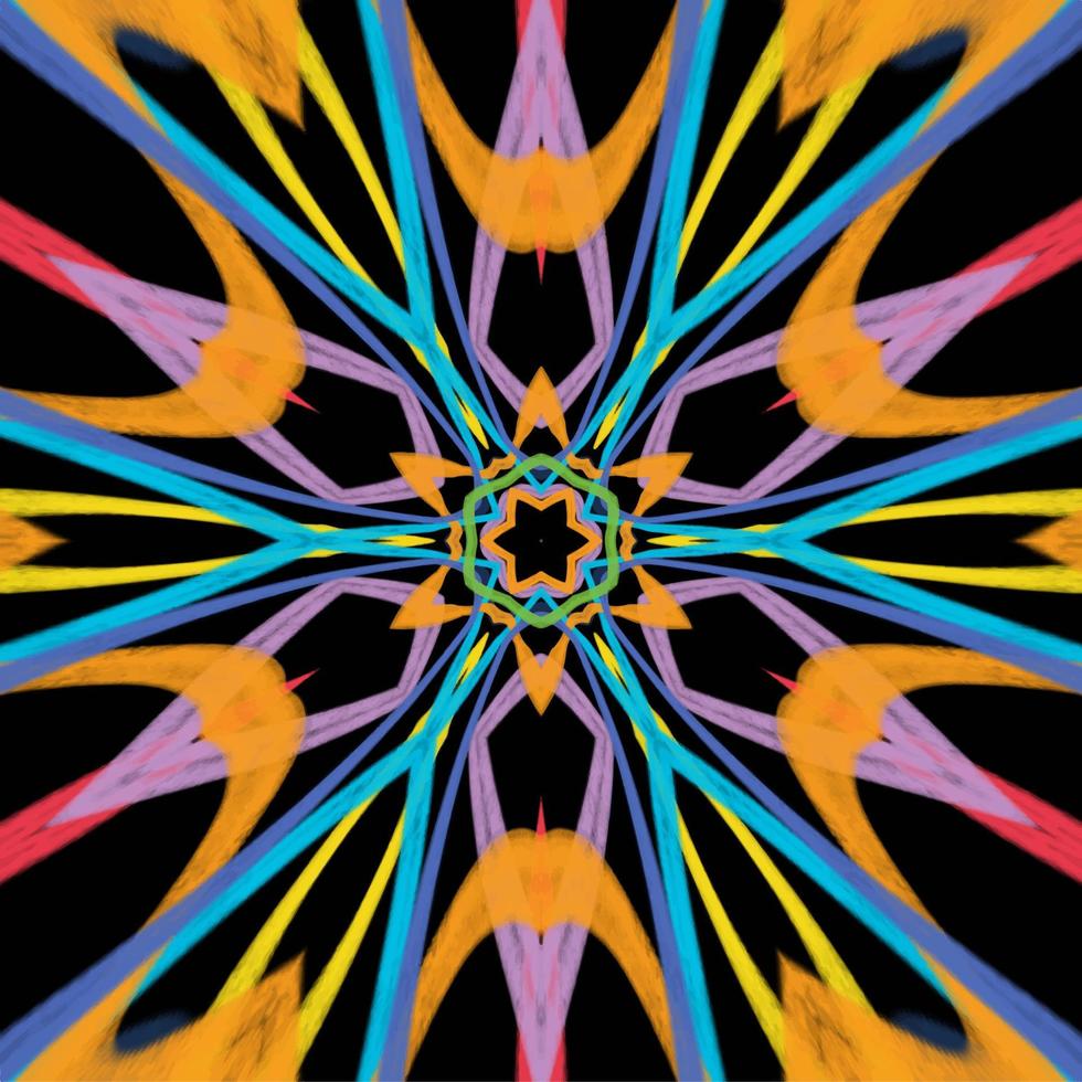 Moving colorful lines of abstract background vector