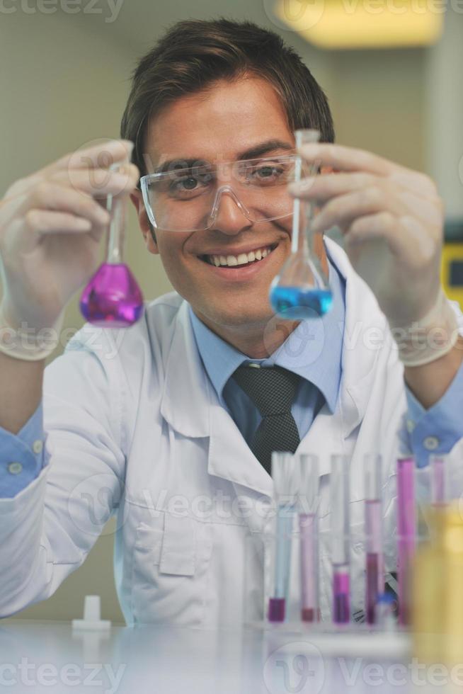 doctor scientist in labaratory photo