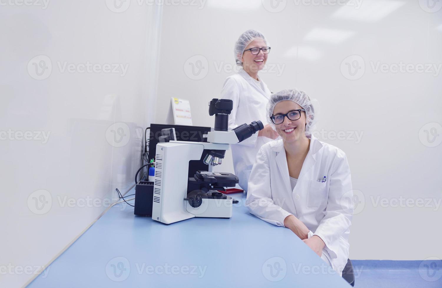 scientists working at the laboratory photo