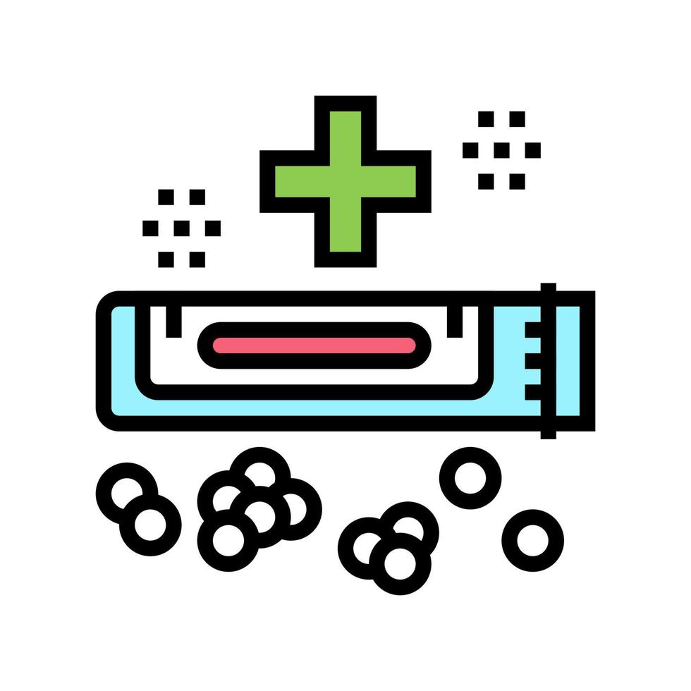 medical drug homeopathy color icon vector illustration