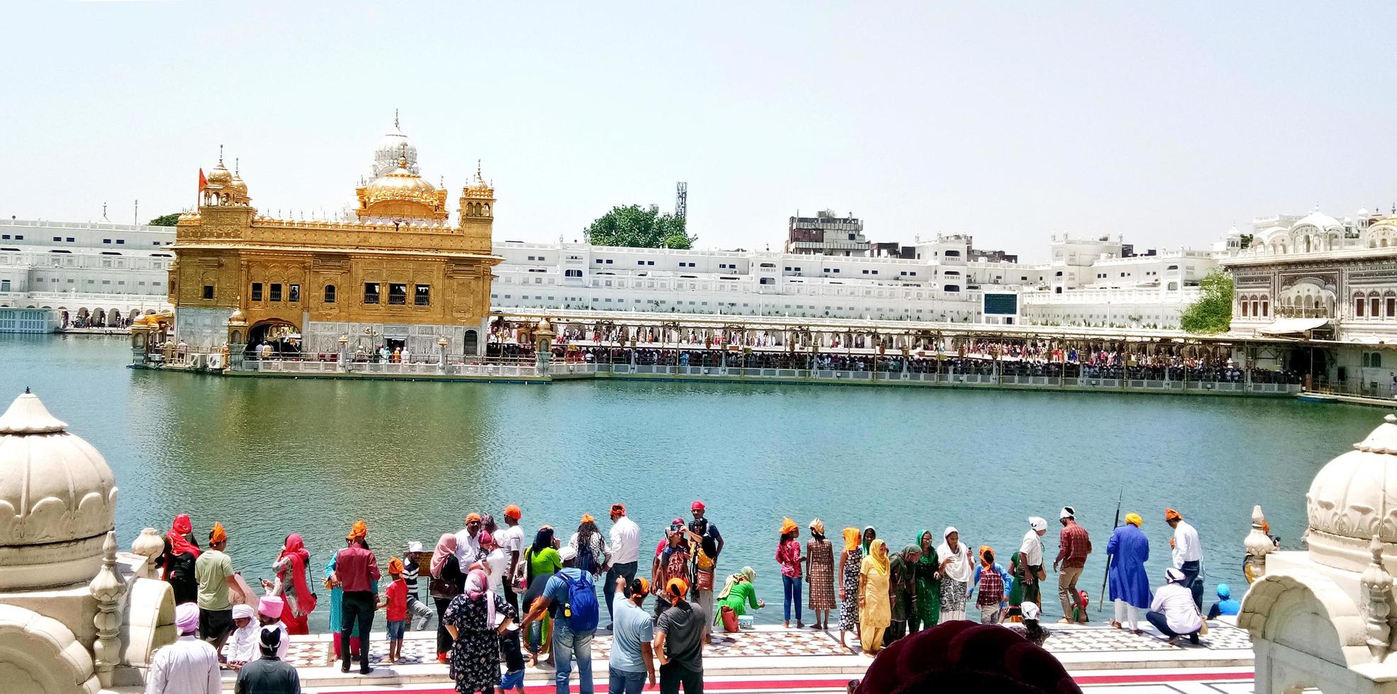 Amritsar, Punjab, India, November 29, 2019, Dukh Bhanjani Beri in Sri Harmandir Sahib, most important pilgrimage site of Sikhism housing Golden Temple, Holly Sarovar and Darbar Sahib photo