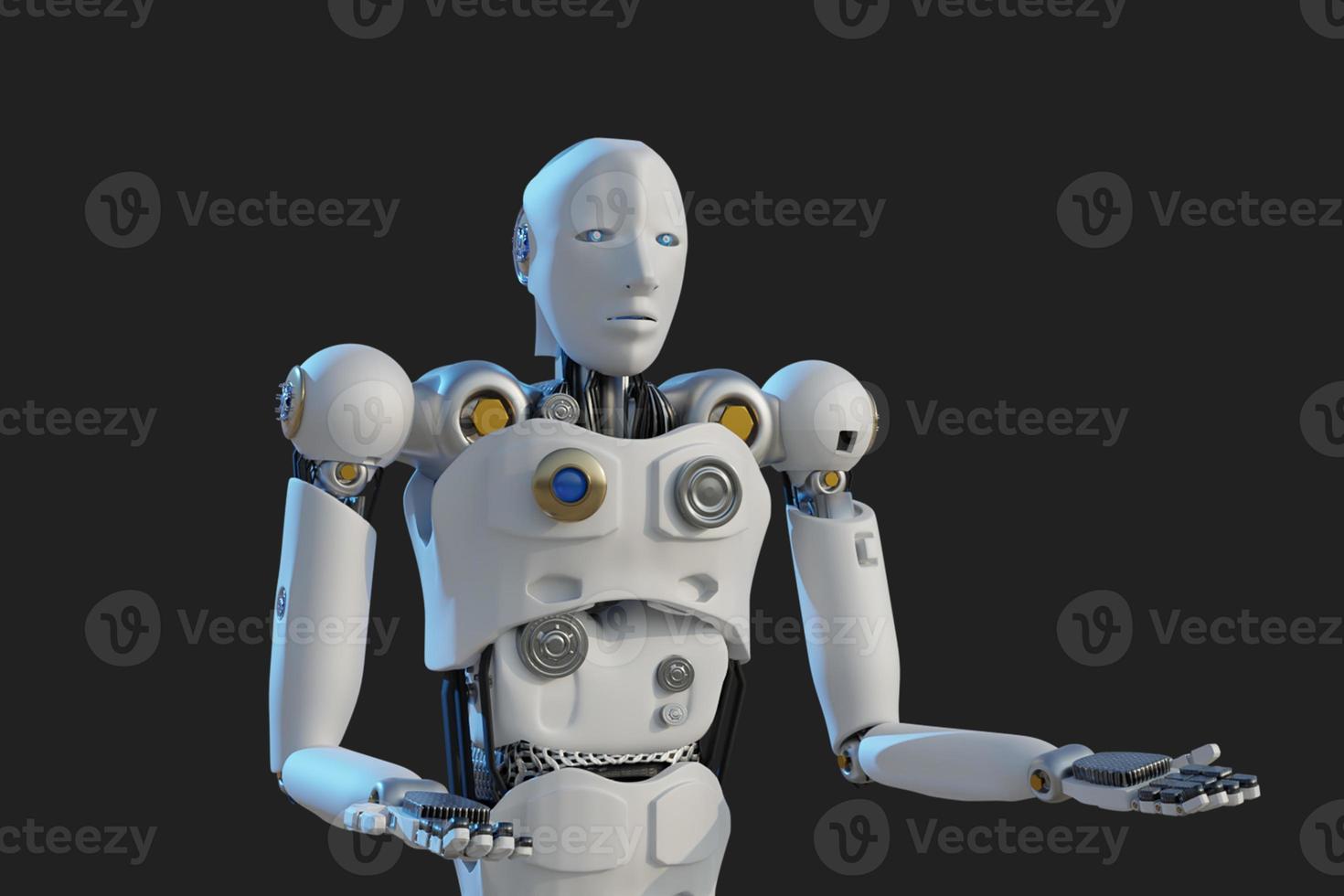 robot metaverse vr avatar juego de realidad realidad virtual de personas inversión en tecnología blockchain, estilo de vida empresarial realidad virtual vr world connection cyber avatar metaverse people 2022 3d render foto