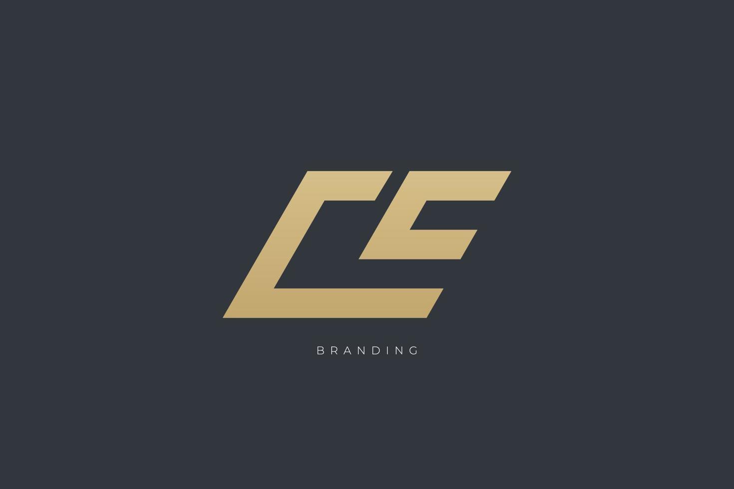 CE Letter C Combination Monogram Logo vector