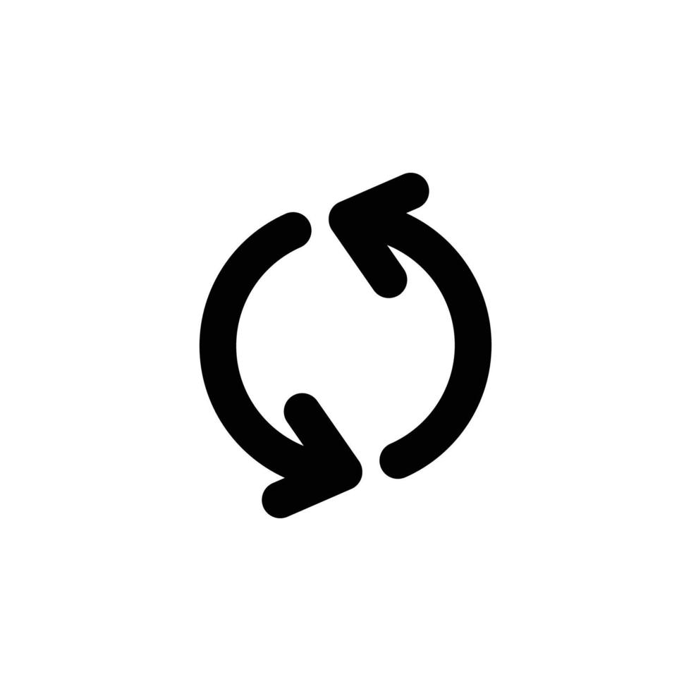 vector de icono de flecha de círculo. círculo flecha icono vector ilustración