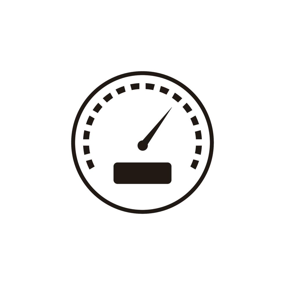 speedometer icon vector. speedometer icon vector illustration