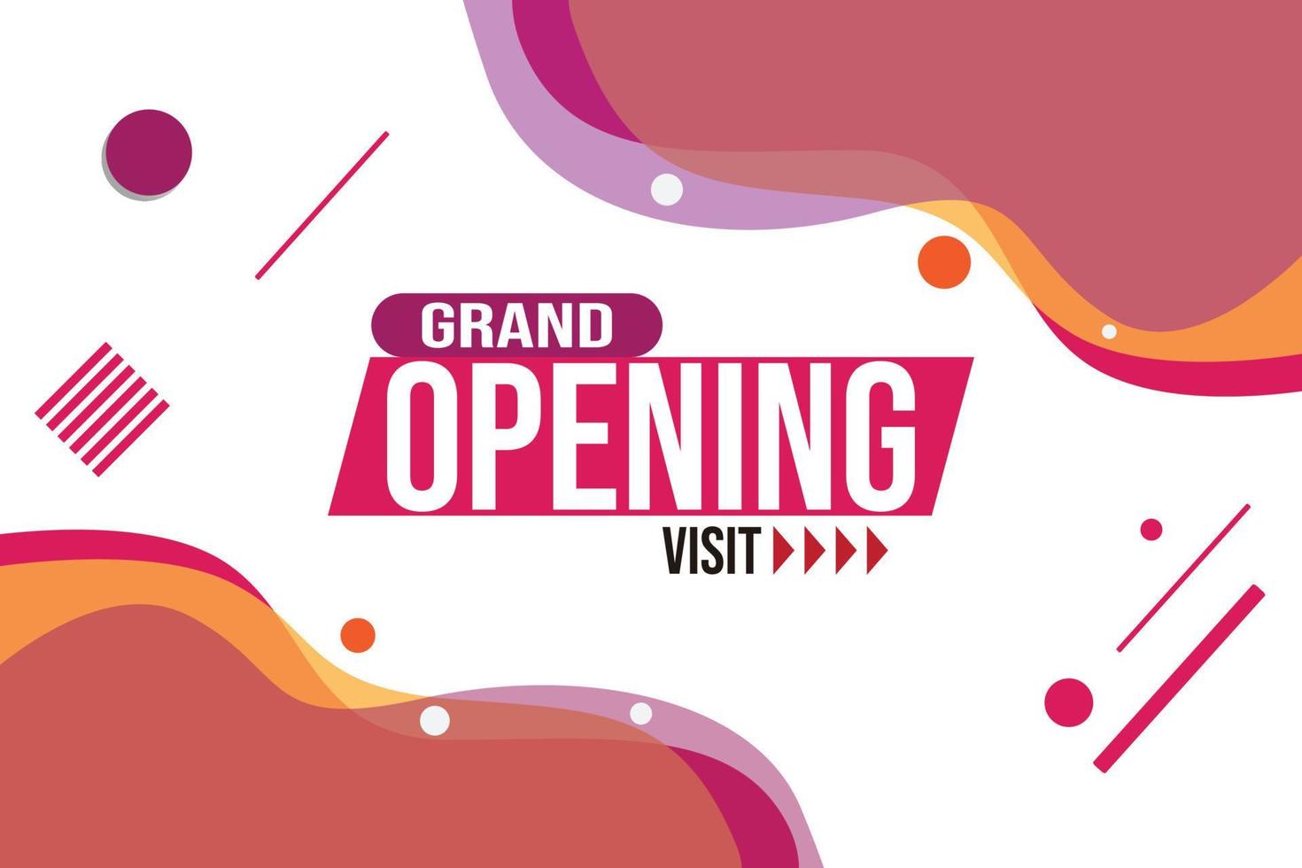 grand opening banner vector background. banner vector illustration template