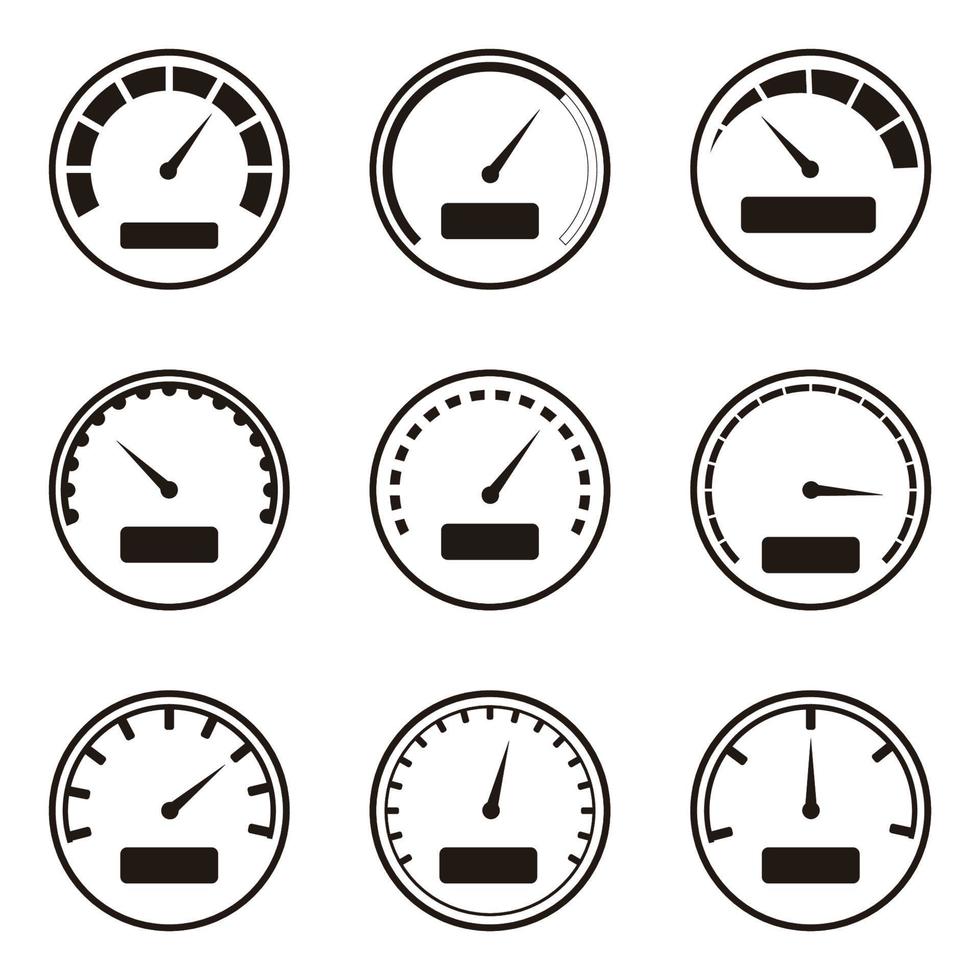 speedometer icon vector. speedometer icon vector illustration 10390555