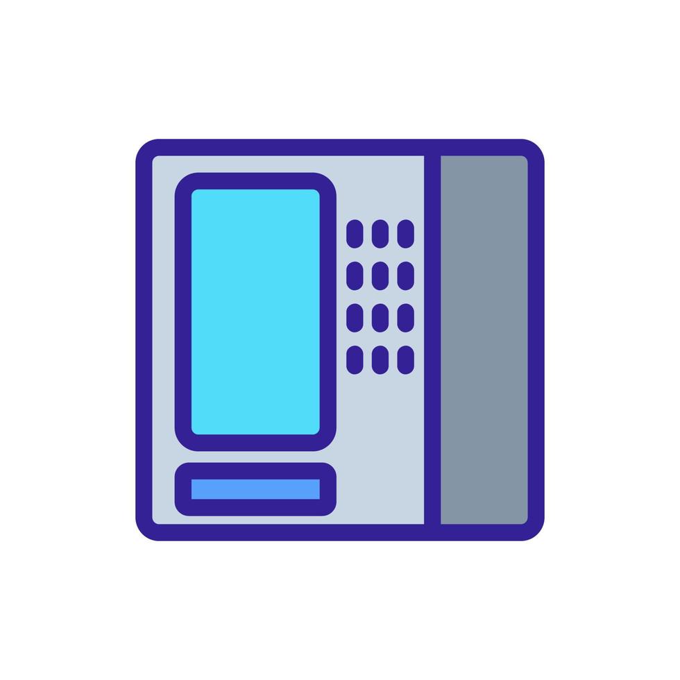 snack vending machine equipment icon vector outline illustration