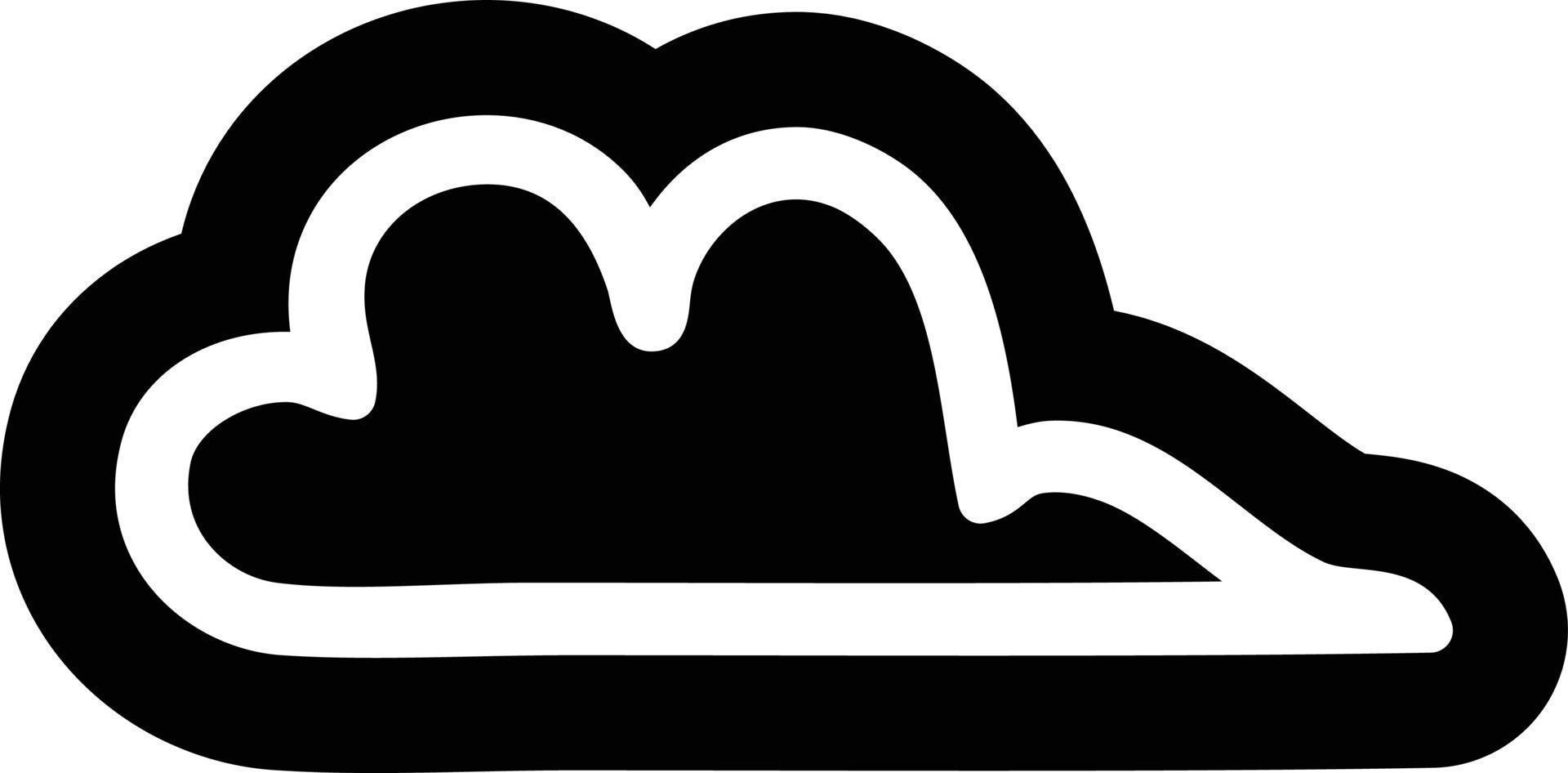 weather cloud icon vector