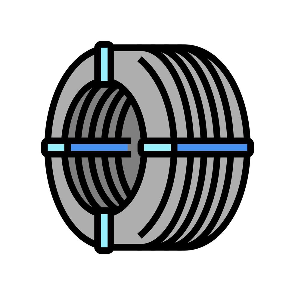 wire reinforcement color icon vector illustration