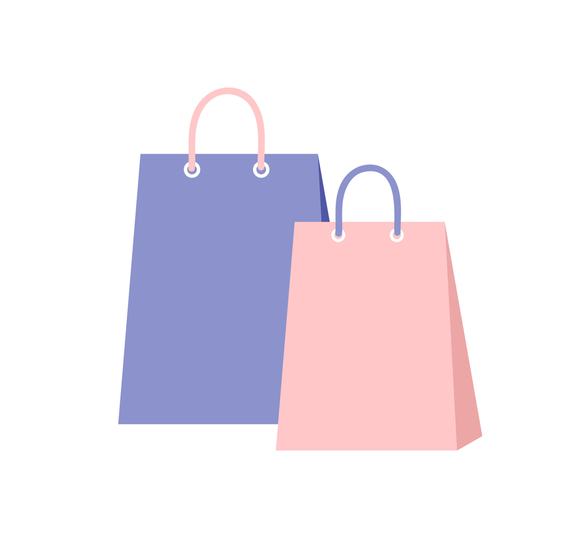 Two shopping bags flat cartoon illustration design for icon website. Trendy pink and purple cute vector black Friday 10392521 Vector Art at Vecteezy Two shopping bags flat cartoon illustration design for icon website. Trendy pink and purple cute vector black Friday 10392521 Vector Art at Vecteezy