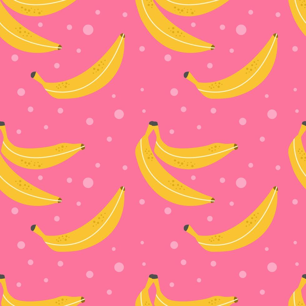 banana seamless pattern.vector illustration vector