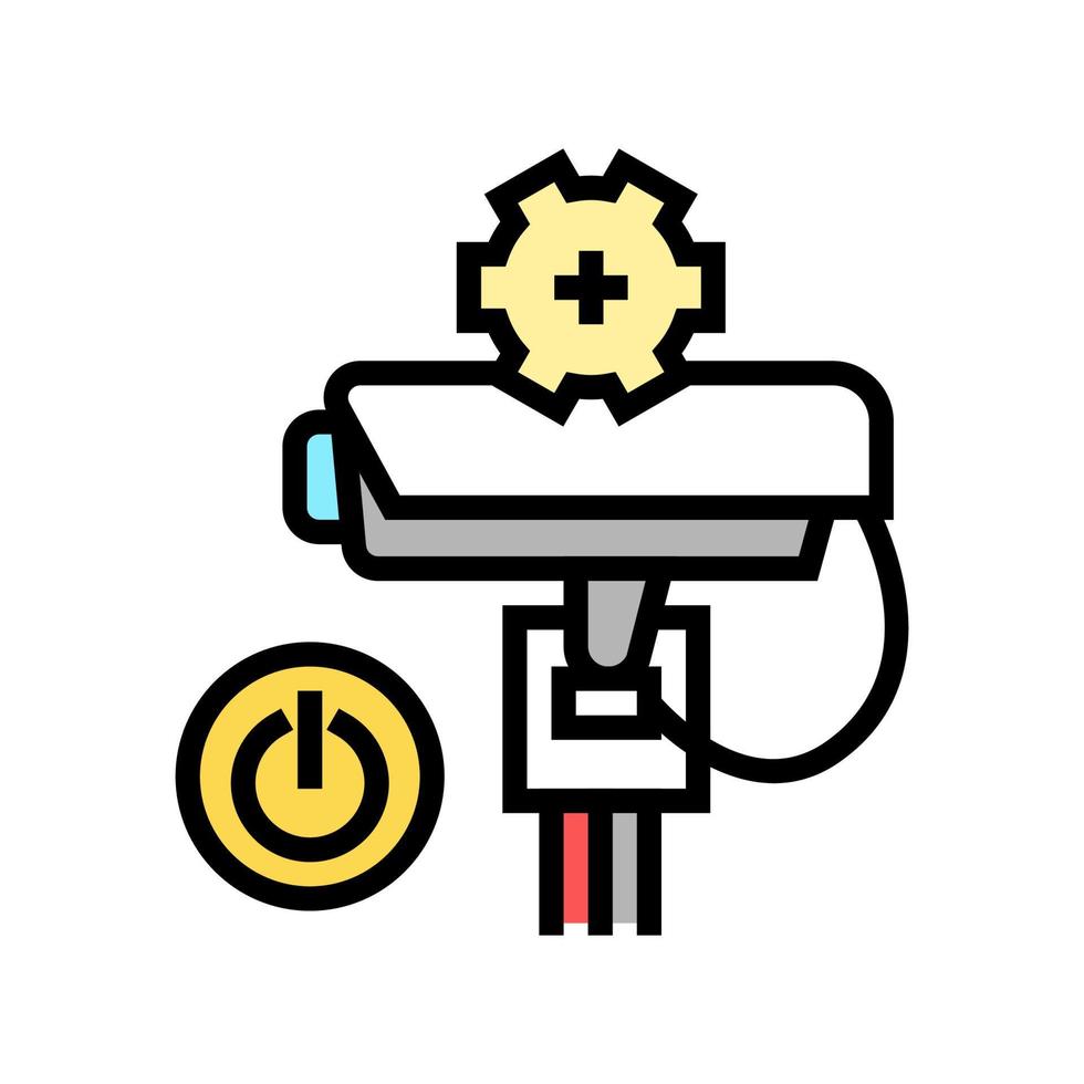 electrical connection color icon vector illustration
