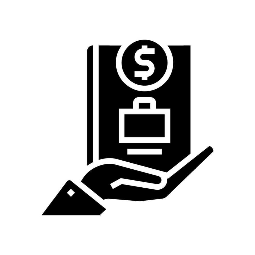 comprehensive business training program glyph icon vector illustration