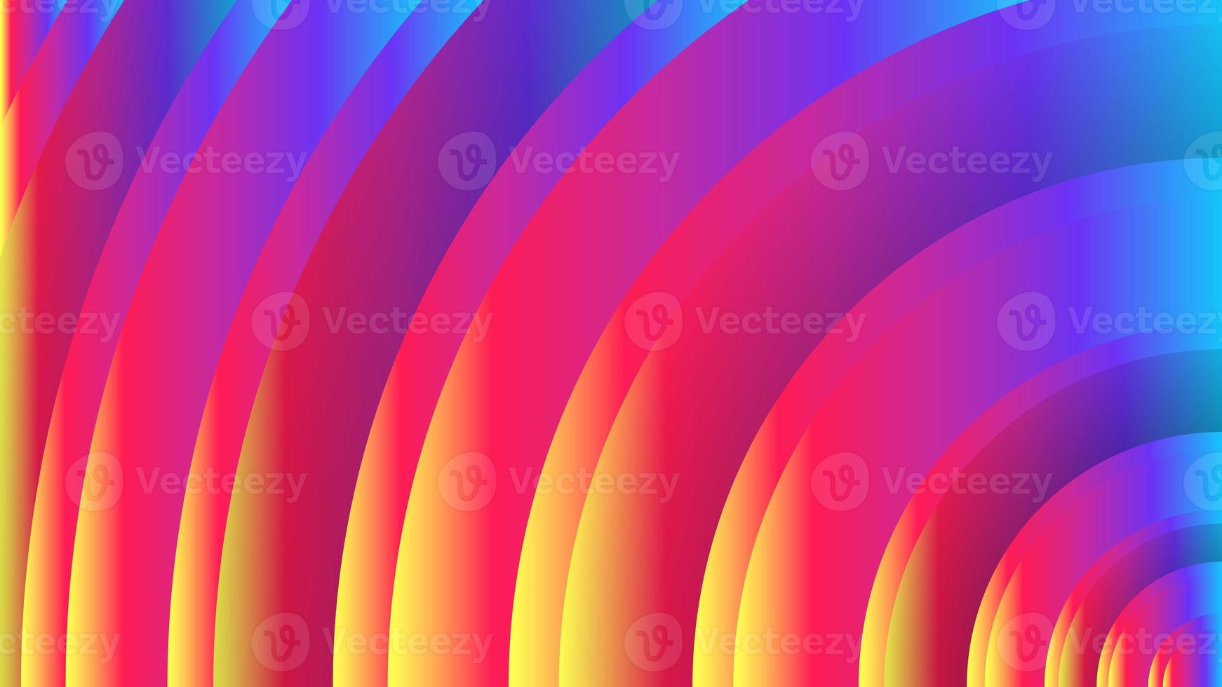 abstract background using a curved plane shape pattern with a variety of colors and gradations photo