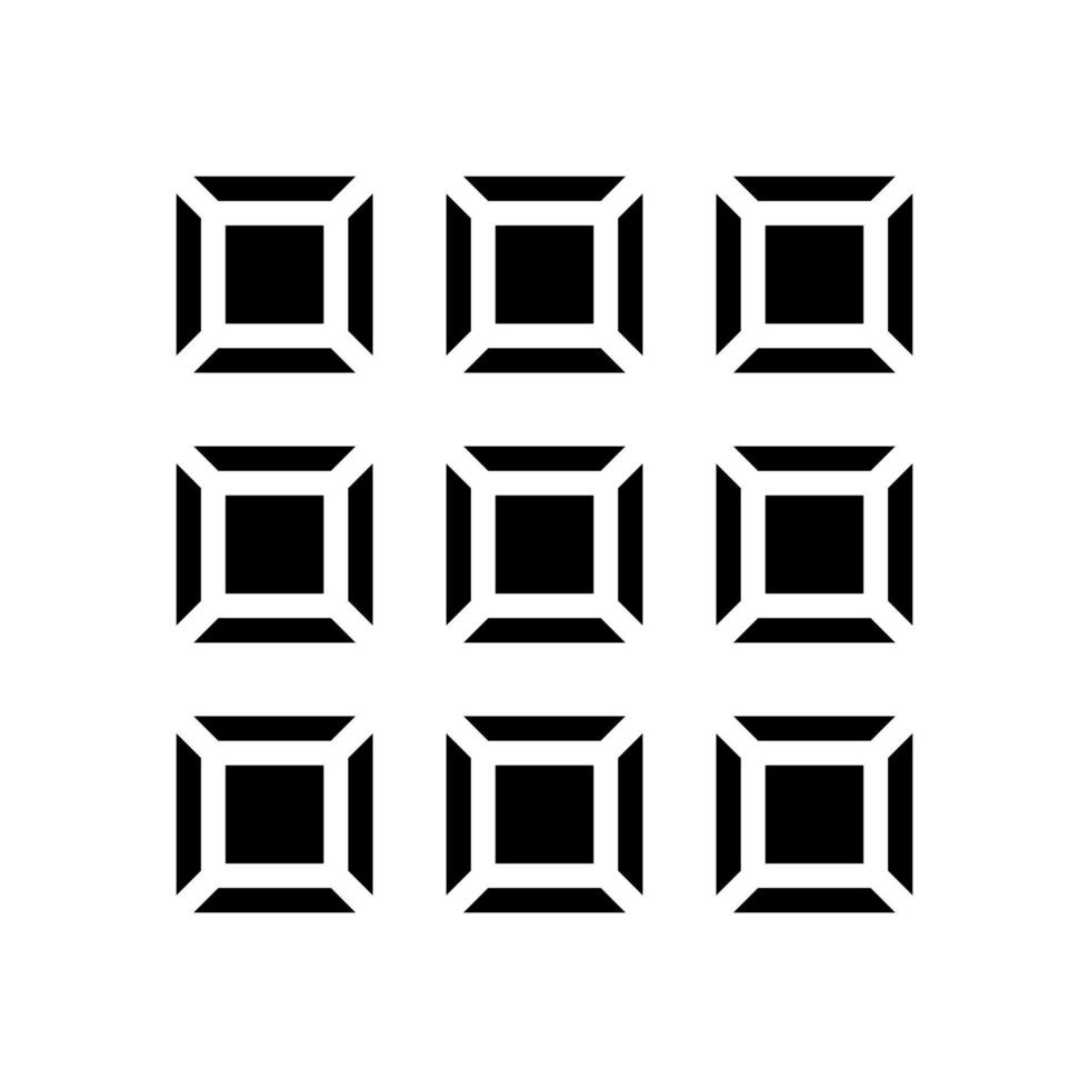 custom mirror glyph icon vector illustration