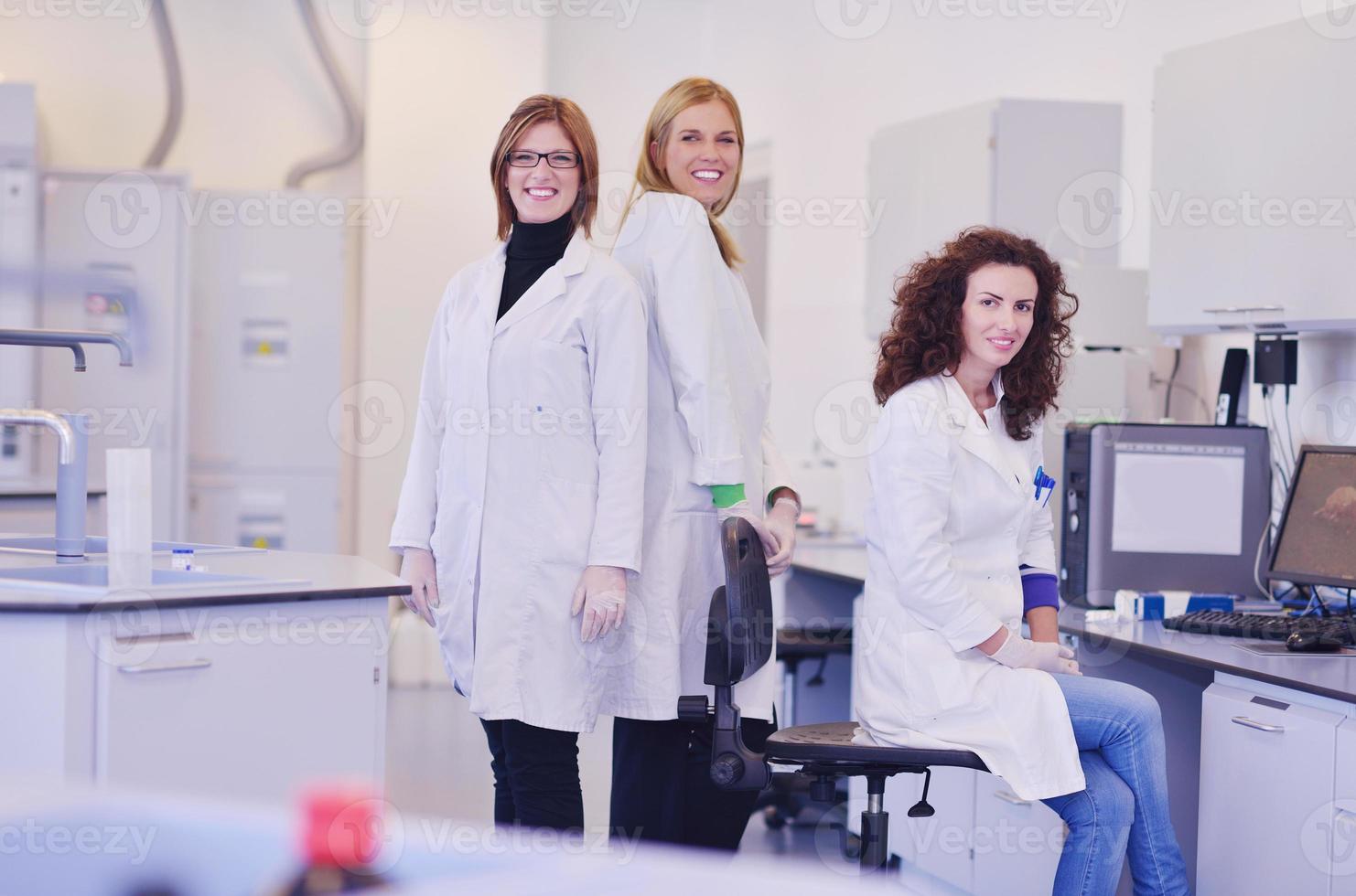 scientists working at the laboratory photo