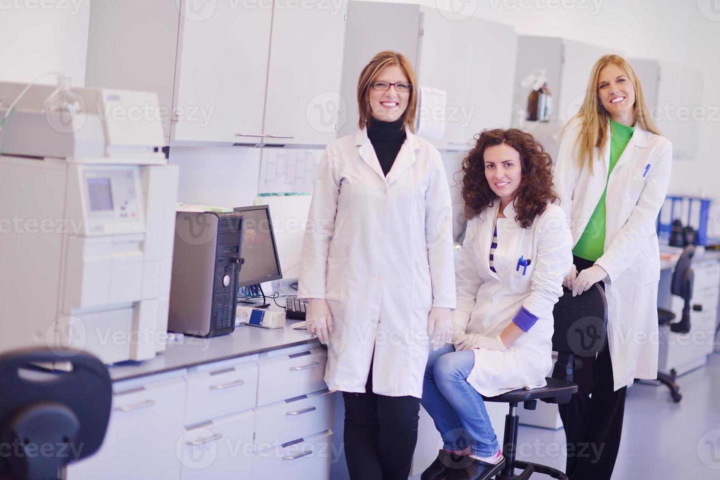 scientists working at the laboratory photo