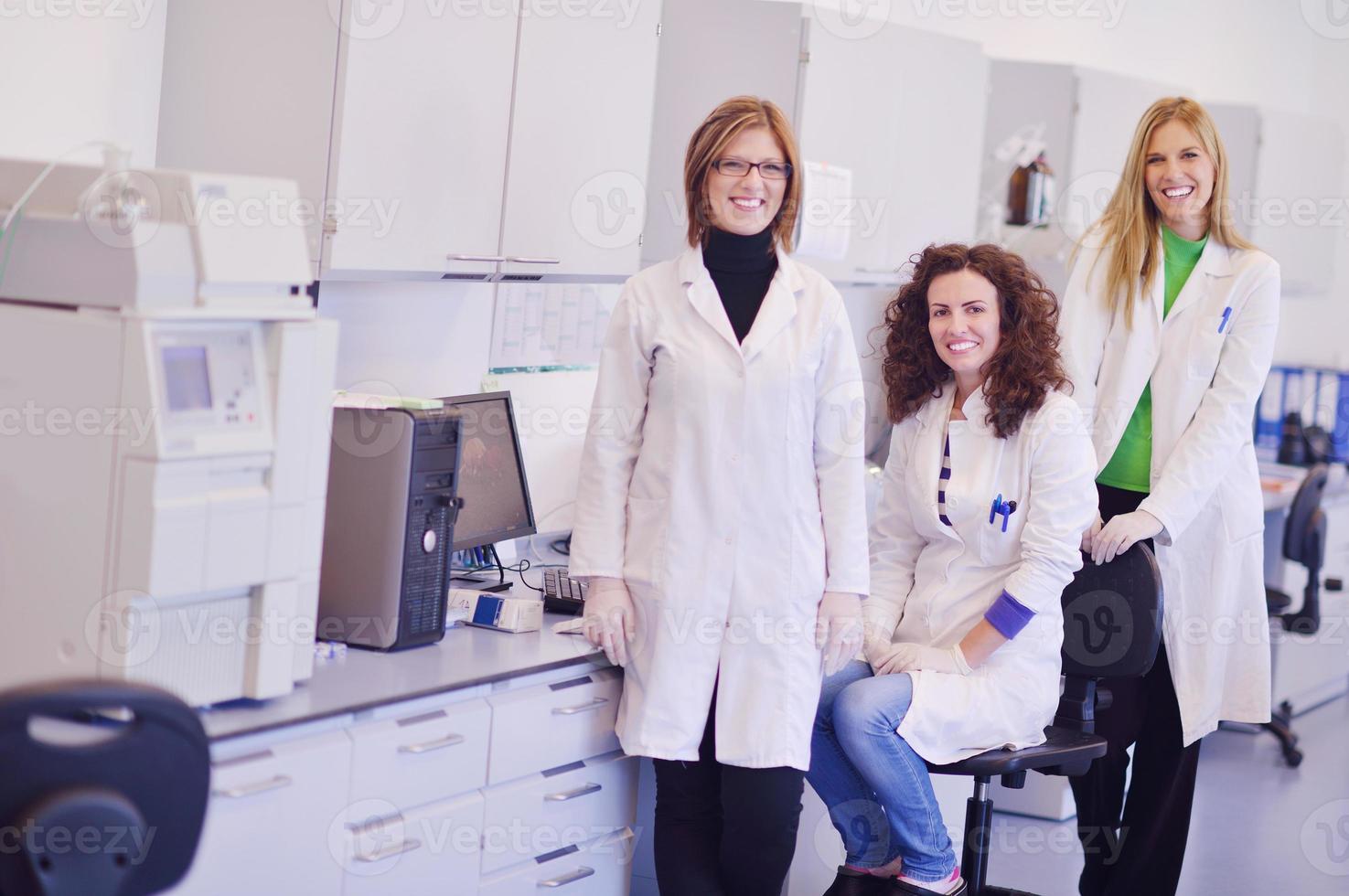 scientists working at the laboratory photo